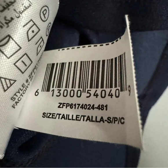 BCBGeneration Flutter Sleeve Keyhole Neckline Navy Dress Size Small NEVER WORN - Picture 9 of 9